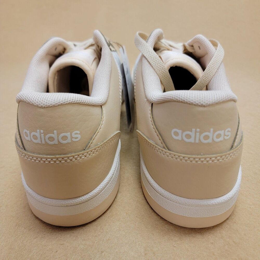 adidas Break Start Low Sneakers Bright Tan White Stripes Womens size 9 Shoes. - Picture 4 of 12